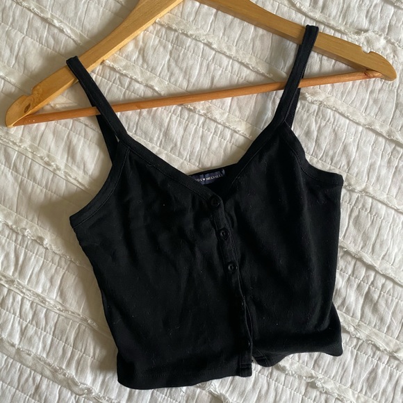 Brandy Melville Black Sweetheart Tank - Picture 3 of 4